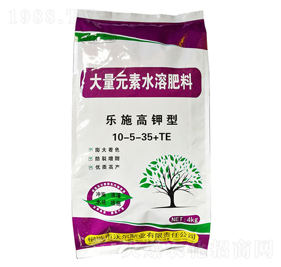 4kg��ʩ����ʹ���Ԫ��ˮ�ܷ�10-5-35+TE-�֠��ʘI(y��)