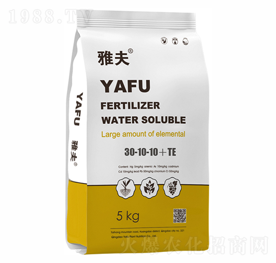 ����Ԫ��ˮ�ܷʸߵ���30-10-10+TE-�ŷ�