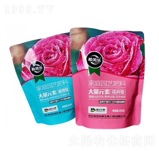 家庭園藝肥料-大量元素通用型+花卉型-海岱綠洲