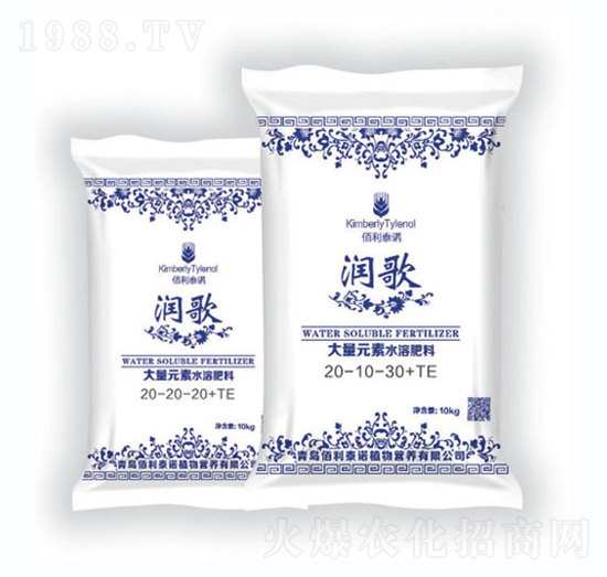 大量元素水溶肥料20-10-30+TE-潤歌-綠地園