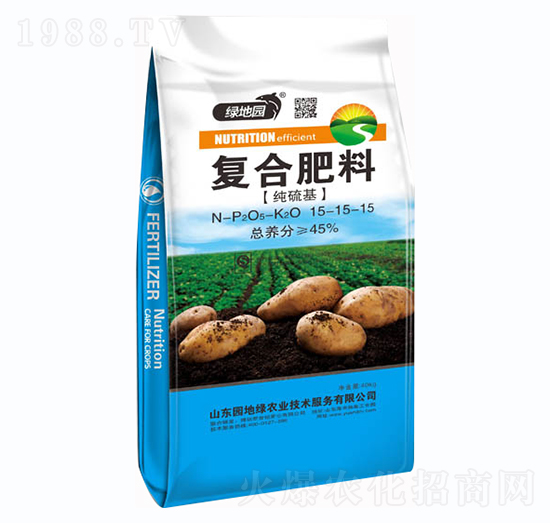 純硫基復(fù)合肥料15-15-15-綠地園