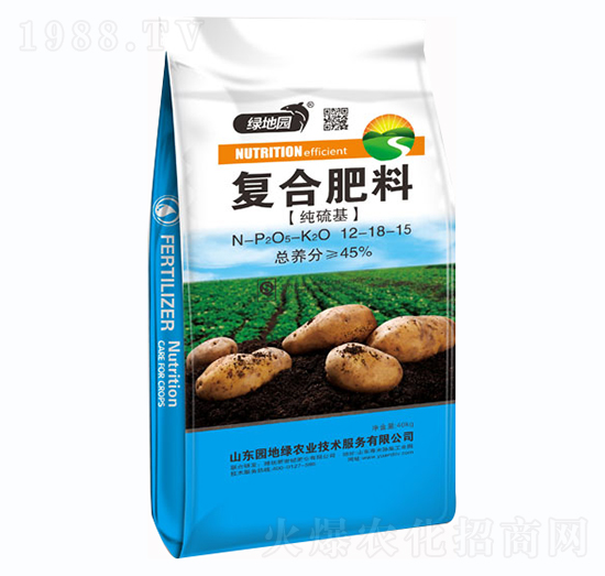 純硫基復(fù)合肥料12-18-15-綠地園