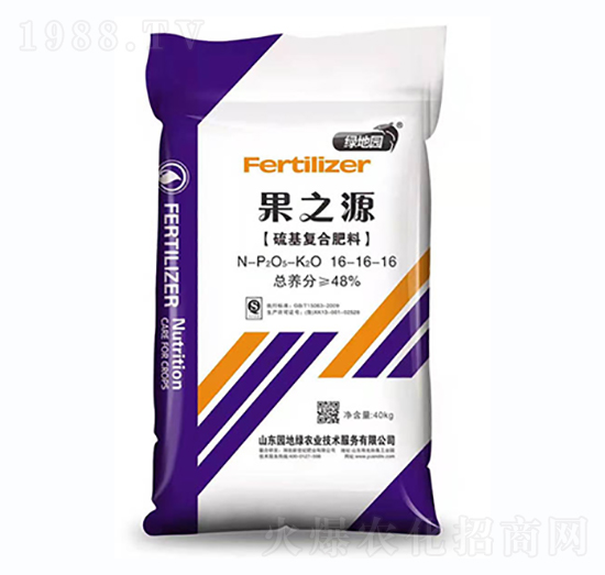 純硫基復(fù)合肥料16-16-16-果之源-綠地園