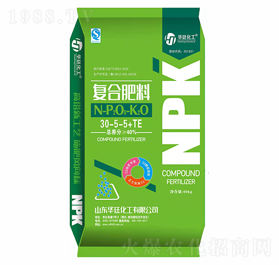 螯合態(tài)高塔能量肥復合肥料30-5-5+TE-華廷化工