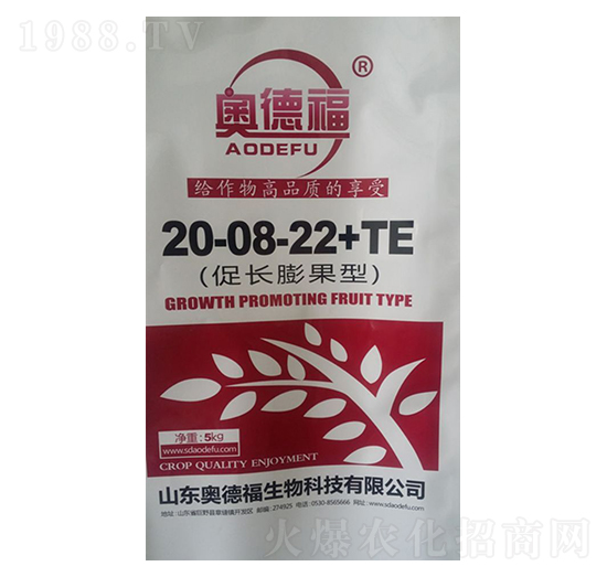 促長膨果型20-8-22+TE-奧德福
