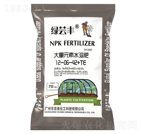 高鉀型大量元素水溶肥12-06-42+TE-綠蕓豐-創(chuàng)信聯豐
