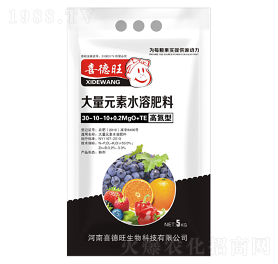 �ߵ��ʹ���Ԫ��ˮ�ܷ�30-10-10+0.2MgO+TE-ϲ����
