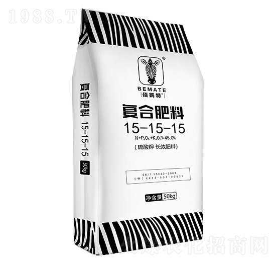 硫酸鉀長效復(fù)合肥料15-15-15-佰鎷特-云天化農(nóng)資