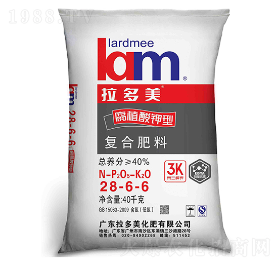 玉米專用復(fù)合肥料28-6-6-拉多美