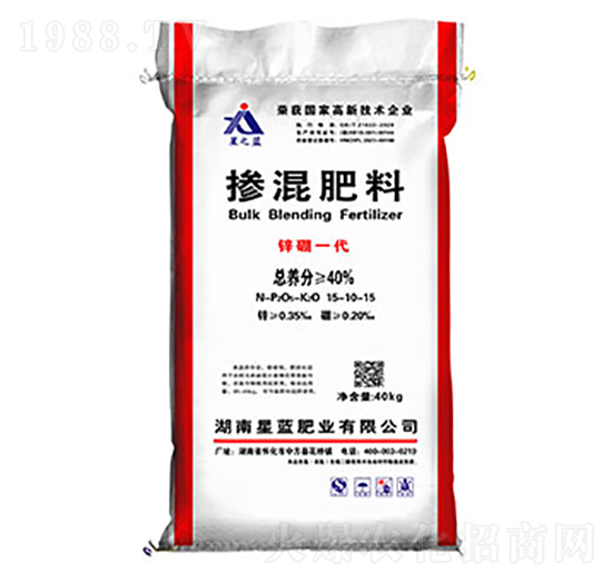 摻混肥料15-10-15-鋅硼一代-星藍肥業(yè)