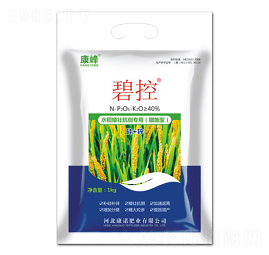 水稻矮壯抗倒專用（撒施型）葉面肥-碧控-康諾肥業(yè)