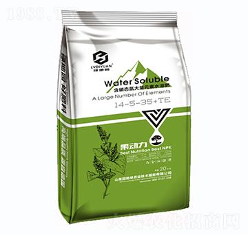 含硝態(tài)氮大量元素水溶肥14-5-35+TE-果動力-綠地園