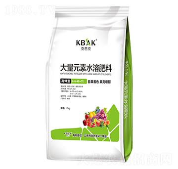 高鉀型大量元素水溶肥料6-6-40+TE-克巴克