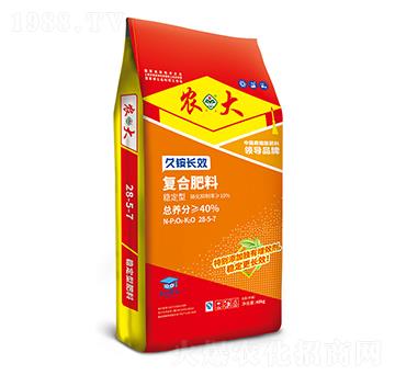 久銨長效穩(wěn)定型復合肥料28-5-7-農(nóng)大生態(tài)