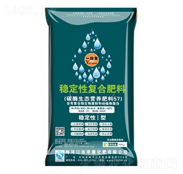 碳酶生態(tài)營養(yǎng)穩(wěn)定性I型復(fù)合肥料26-8-8-一粒全-阜康化肥