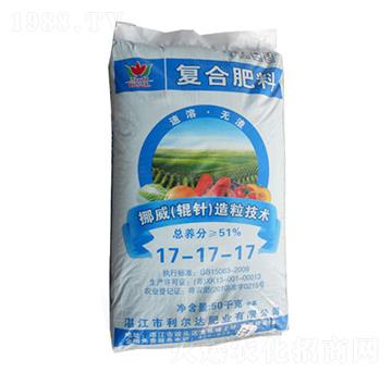 輥針造粒復混肥料17-17-17-利爾達肥業(yè)